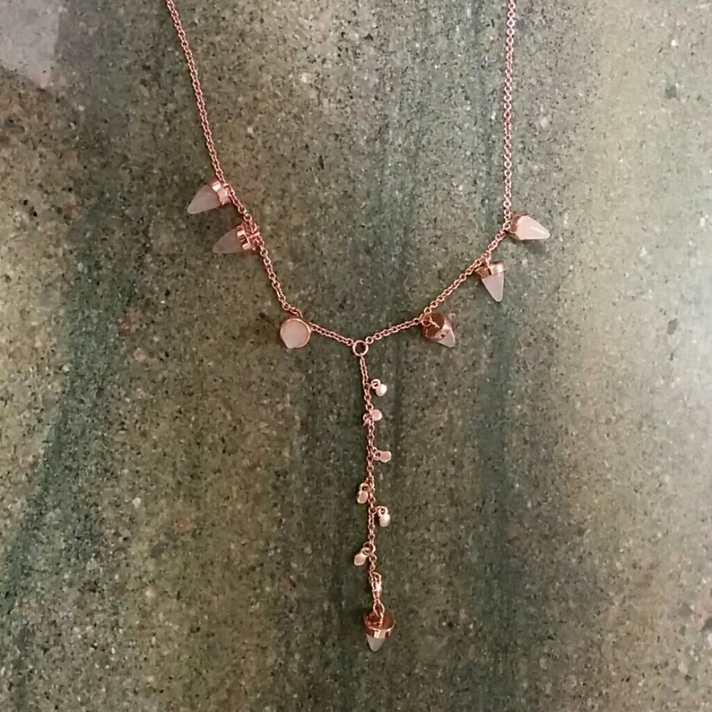 🆕Rebecca Minkoff rose gold toned necklace